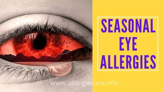 Seasonal Eye Allergies Sign, Remedy, the best way to care - Allergie Care